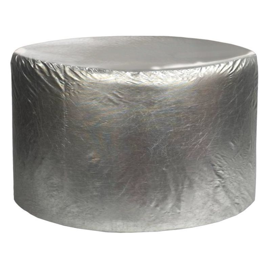 Чехол на пуф Мах серебряный - Фото миниатюра 1