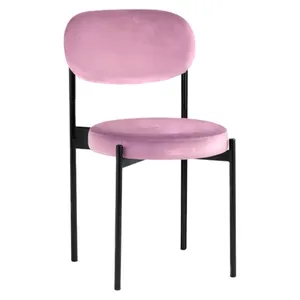 Стул Monaco черный нежно-розовый - изображение 1