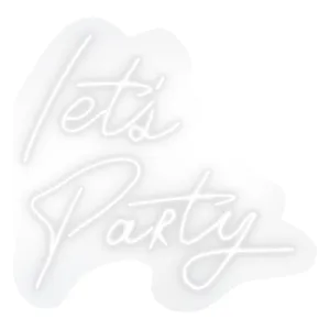 Неоновая вывеска Lets Party - изображение 1