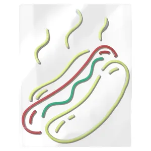 Неоновая вывеска "Hot Dog"