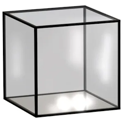 Стеклянная шкатулка коричневая - изображение 1