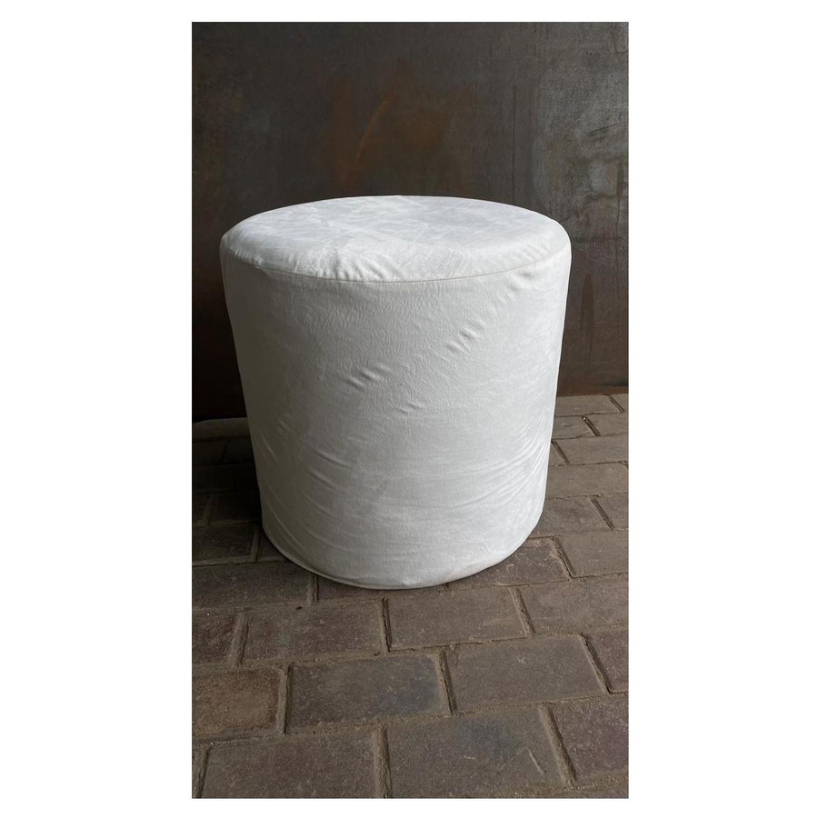 Чехол на пуф кремовый - Фото миниатюра 2