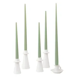 Свечи ручной работы Оливковые