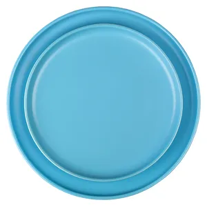 Набор тарелок "Киото" голубой - Фото 1