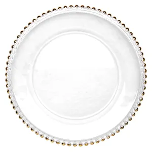 Подстановочная тарелка "Золотой жемчуг"