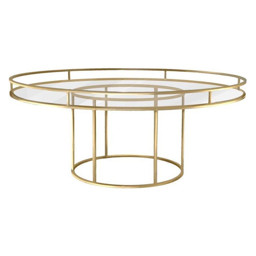 Стол "Лофт" золото 180 см - Фото миниатюра 1