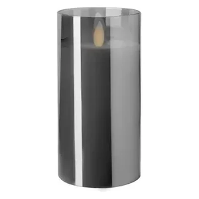 Свеча"Файр" 15 см дымчатая (теплый) - изображение 1