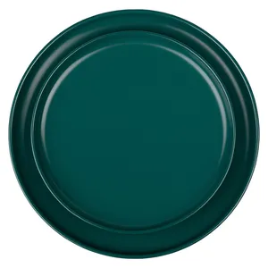 Набор тарелок "Киото" изумрудный