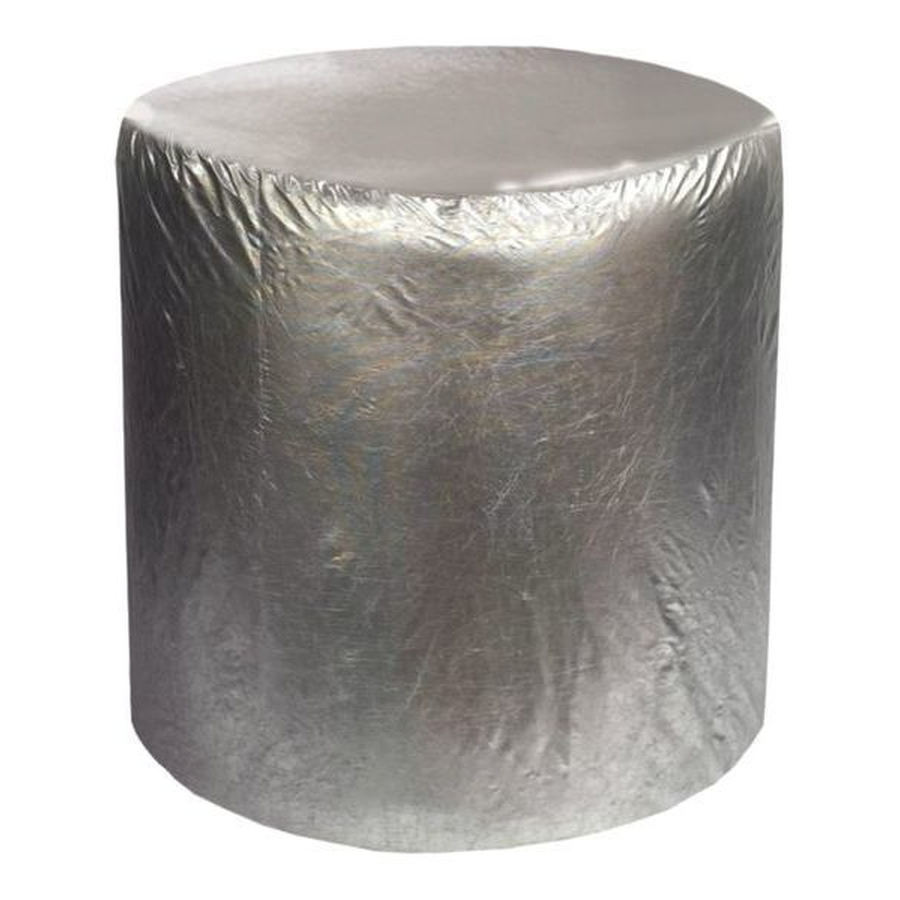 Чехол на пуф mini серебряный - Фото миниатюра 1