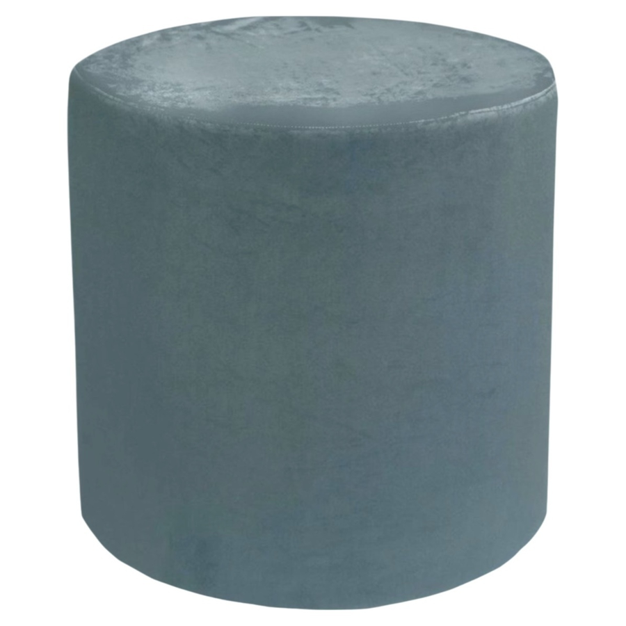 Чехол на пуф mini серо-голубой - Фото миниатюра 1