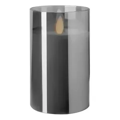 Свеча "Файр" 12см дымчатая ( нейтральный свет) - изображение 1