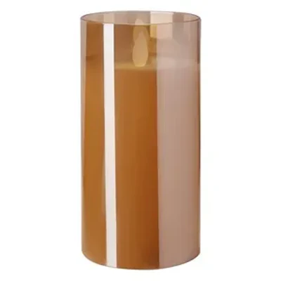 Свеча" Файр" 15см золото (Нейтральный свет) - изображение 1