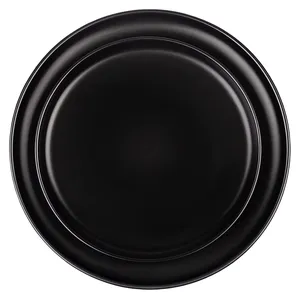 Набор тарелок "Киото" черные