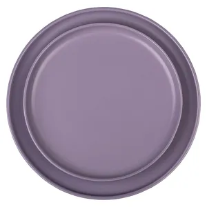 Набор тарелок "Киото" пепельно-фиолетовый