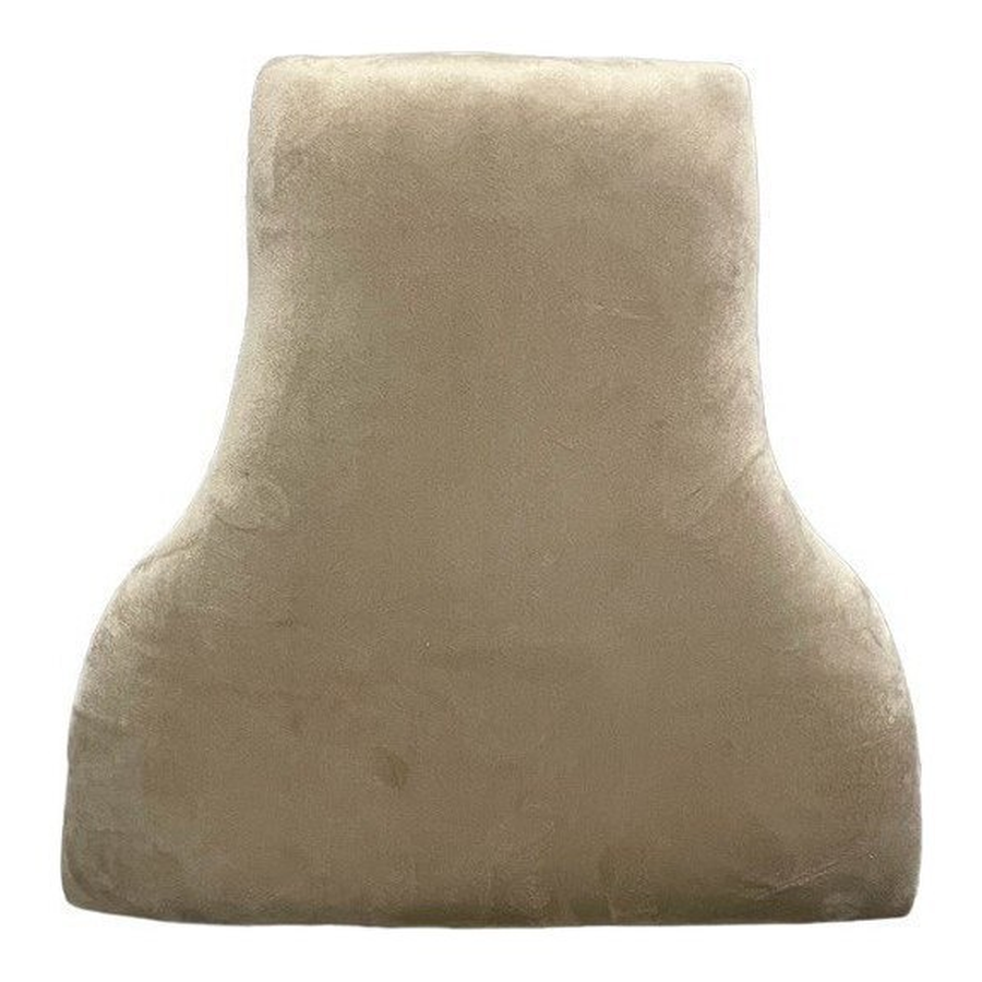 Подушка стула «Вашингтон», бежевый бархат - Фото миниатюра 1