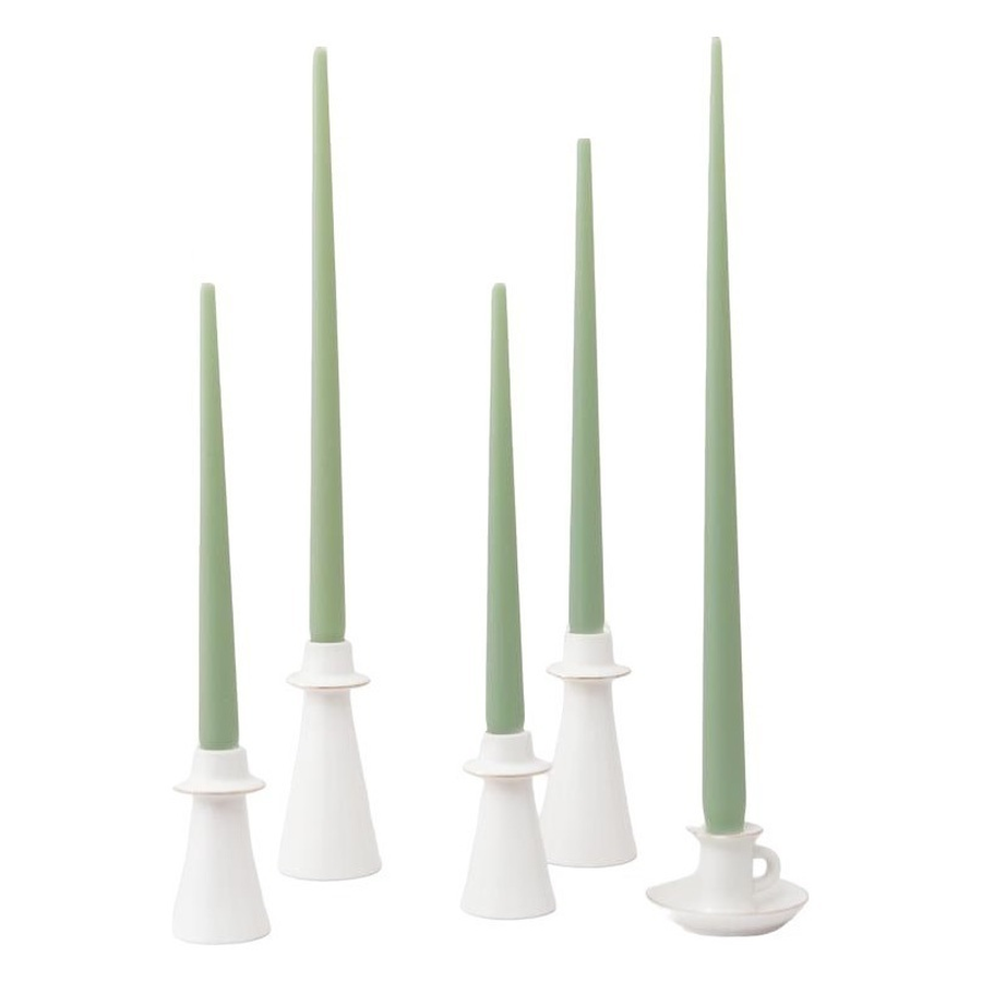 Свечи ручной работы Оливковые - Фото миниатюра 1