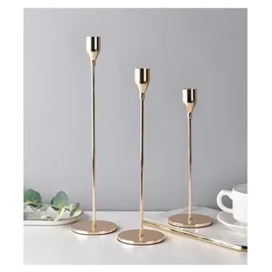 Комплект из 3-х подсвечников Арес золото - изображение 3