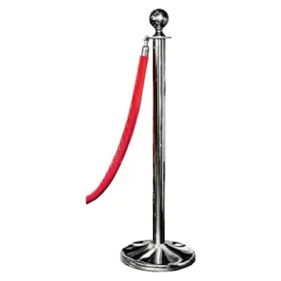 Стойка с канатом " Слим" серебро - изображение 1