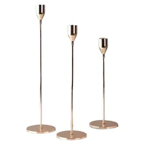 Комплект из 3-х подсвечников Арес золото - Фото 1