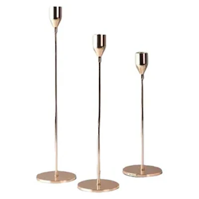 Комплект из 3-х подсвечников Арес золото - изображение 1