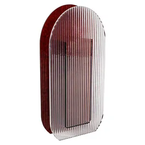 Ваза "Фара" бордовая