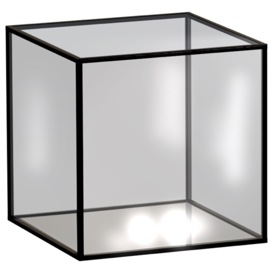 Стеклянная шкатулка коричневая - Фото миниатюра 1