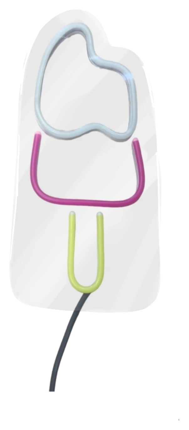 Неоновая вывеска "Мороженное"