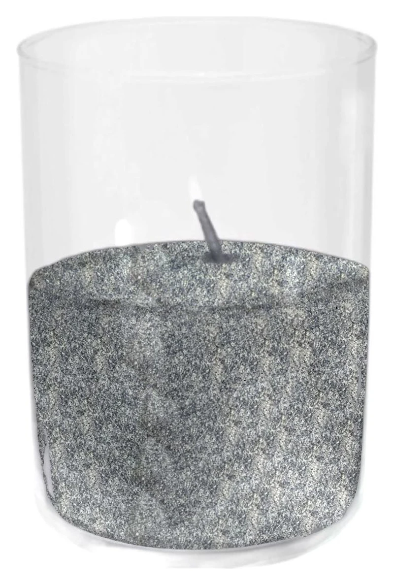 Насыпные свечи, графитовый воск 15 см высота, 8 см диаметр