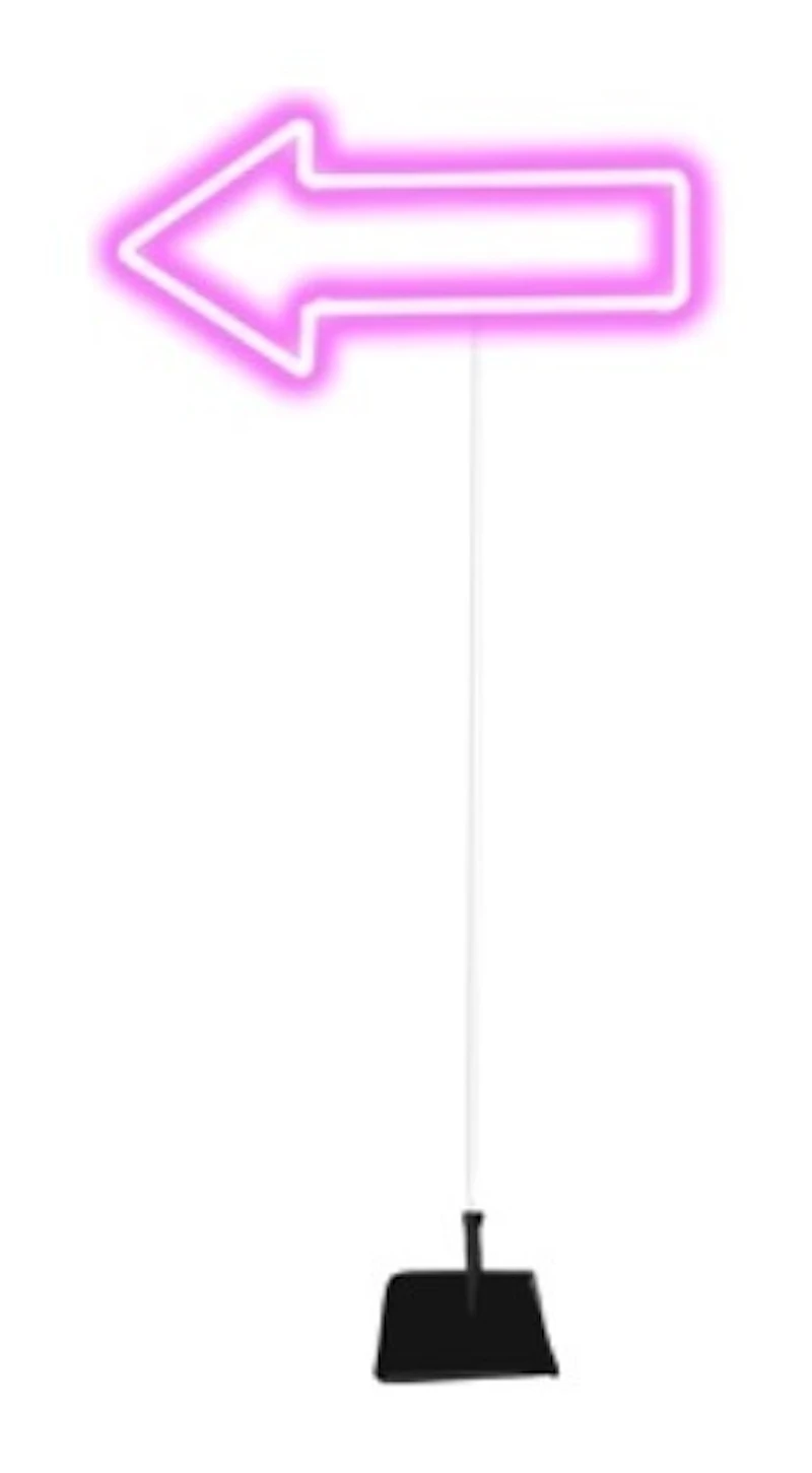 Указатель "Стрелка" из неона
