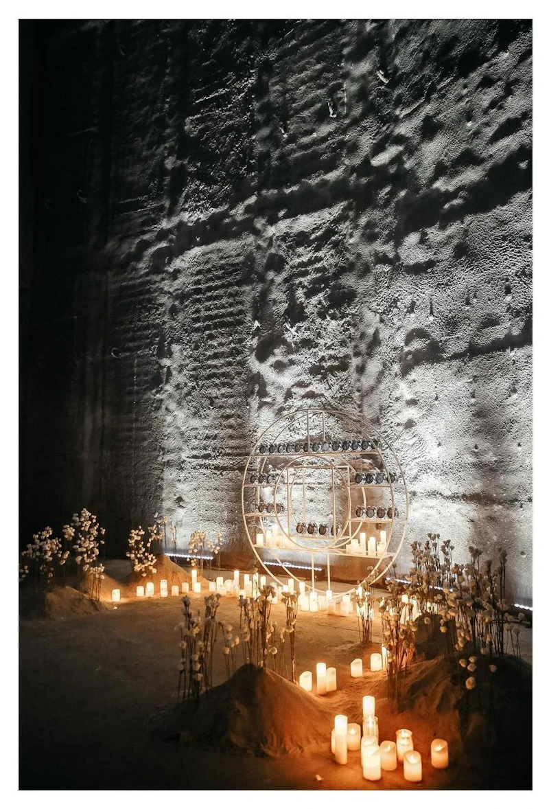 Набор свечей "Файр" белые ( теплый свет )