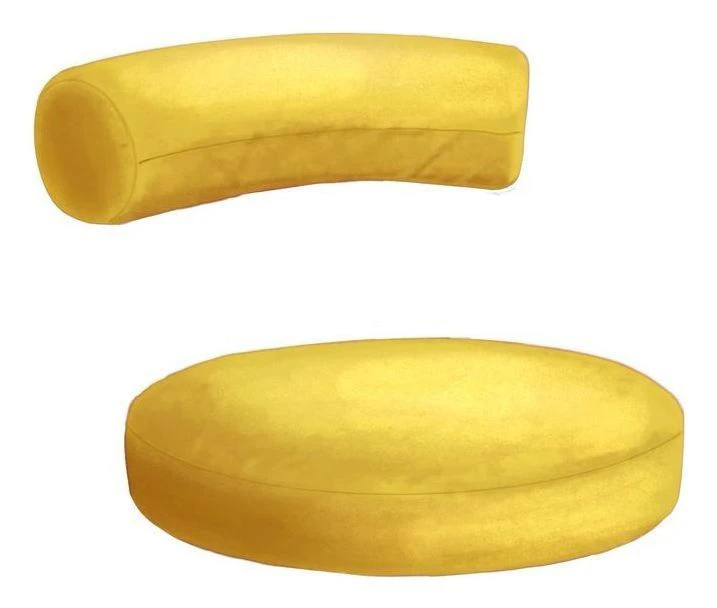 Чехол на стул Токио лимонный