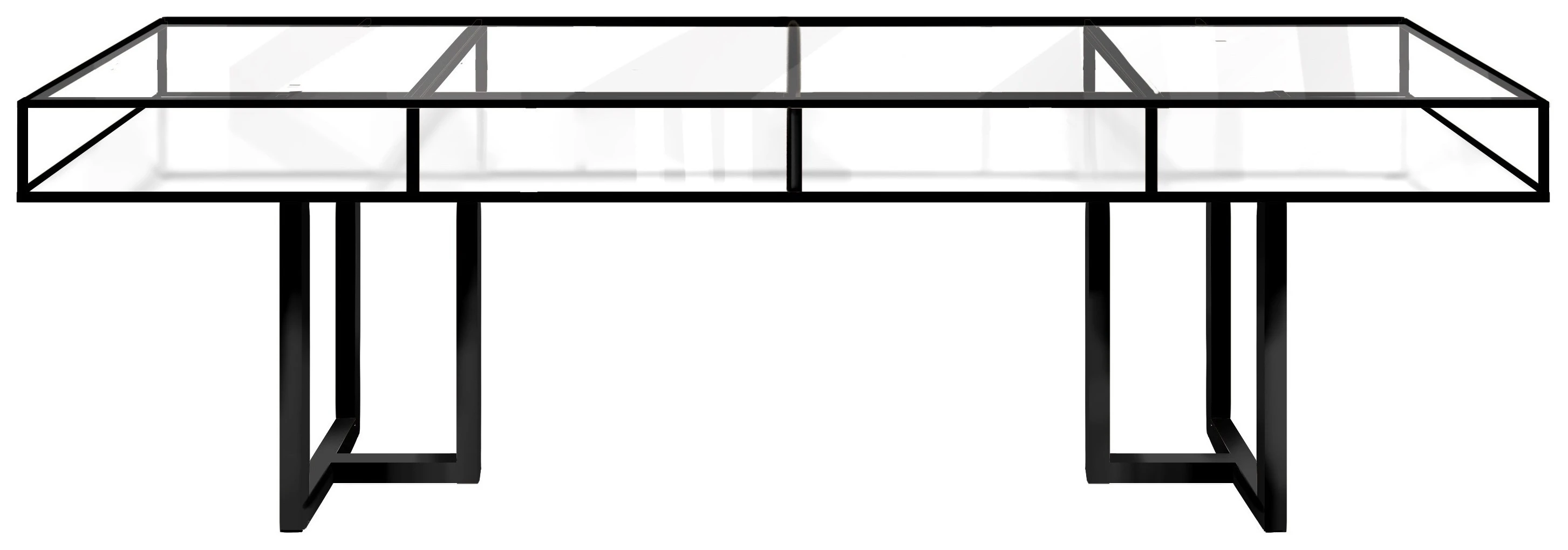 Стол "Лофт Черный" прямоугольный, черный