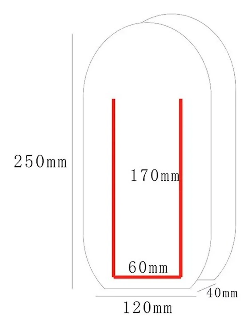 Ваза "Фара" васильковый