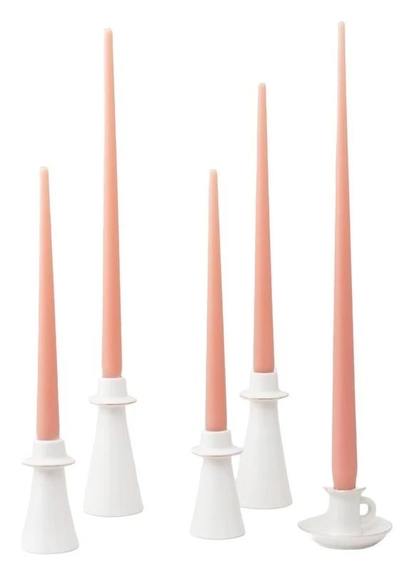 Свечи ручной работы Персиковые