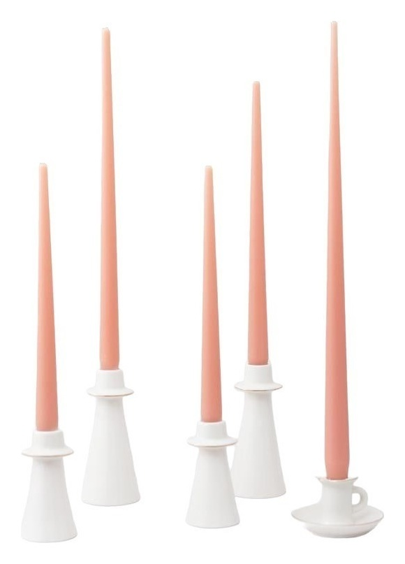 Свечи ручной работы Персиковые