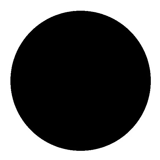 Пластик  для стола "Лофт" круглый черный