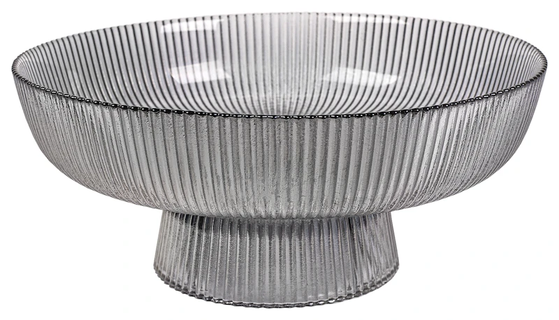 Ваза "Руна" дымчатая