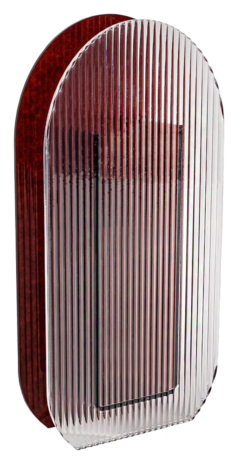 Ваза "Фара" бордовая