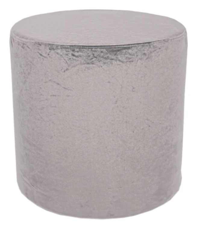 Чехол на пуф светло-серый