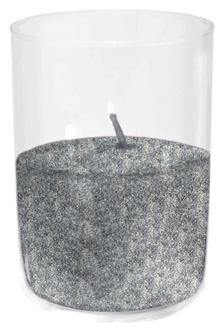 Насыпные свечи, графитовый воск, 20см высота, 12 см диаметр