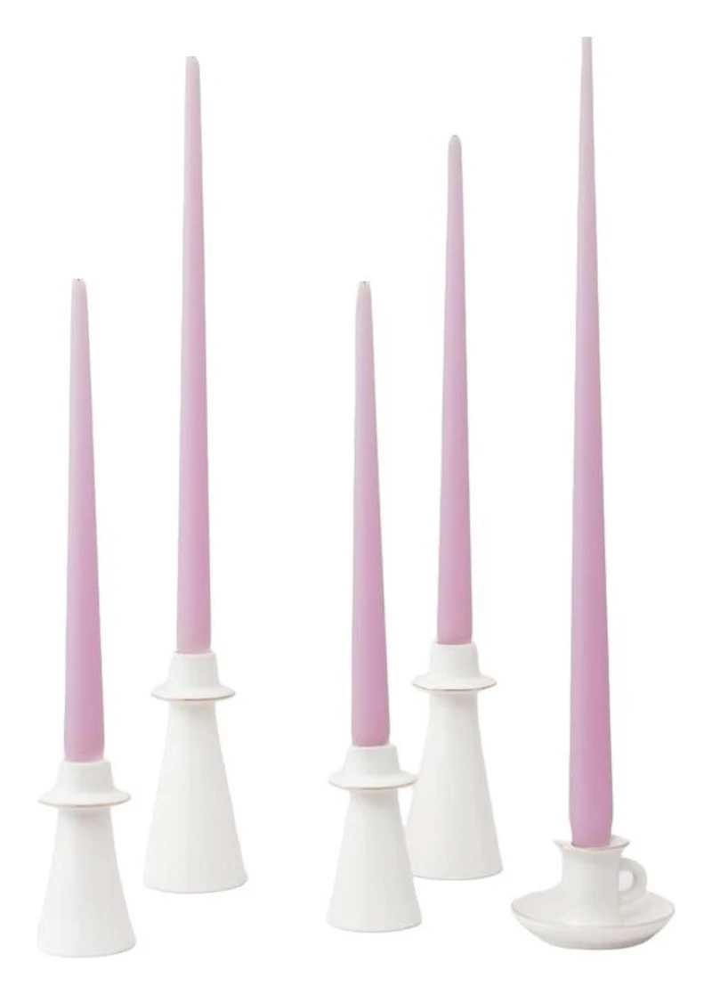 Свечи ручной работы Нежная Сирень