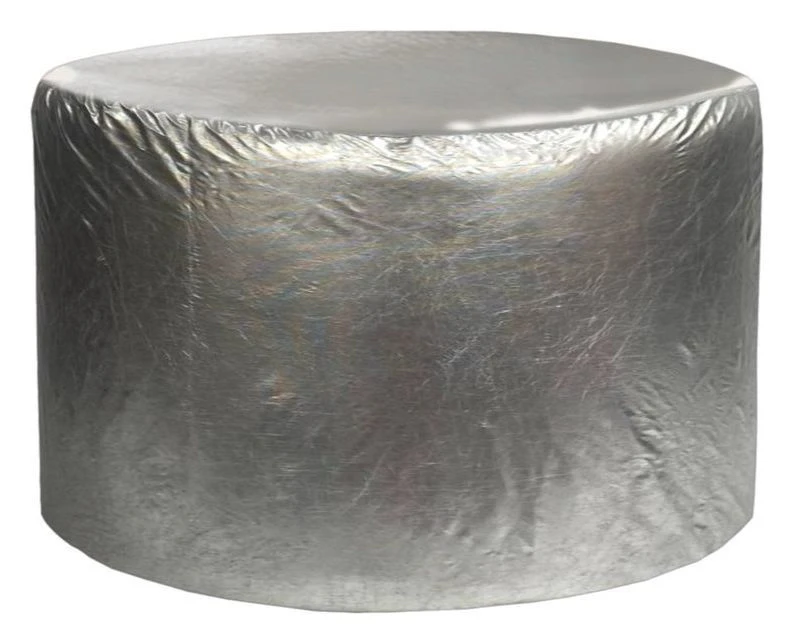 Чехол на пуф Мах серебряный