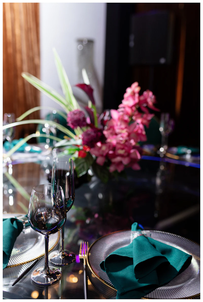 Бокал для шампанского "Фог" градиент