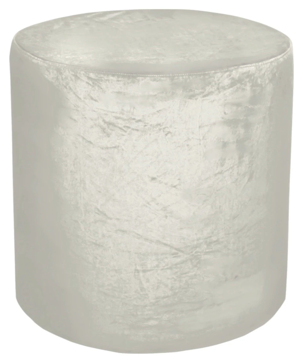 Чехол на пуф кремовый