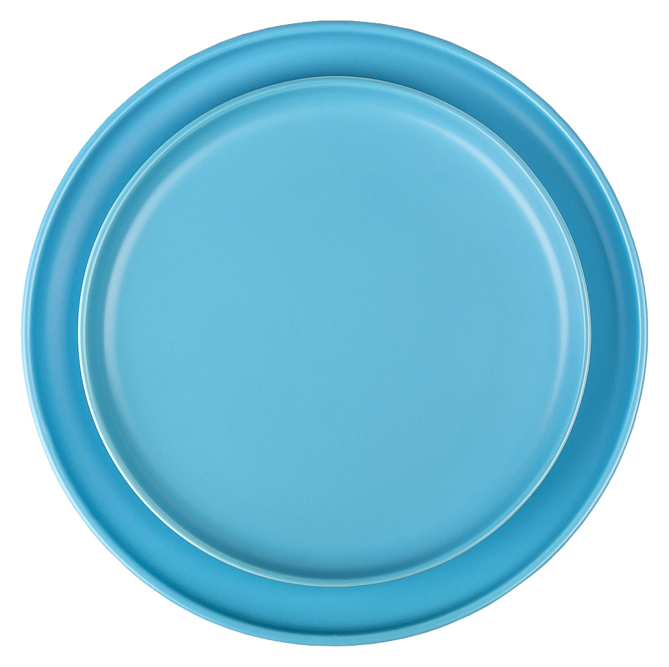 Набор тарелок "Киото" голубой