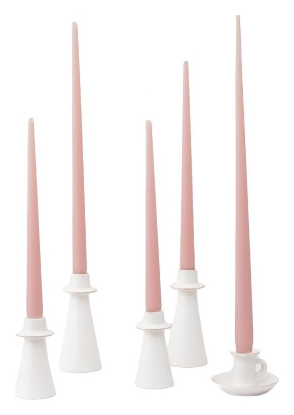 Свечи ручной работы Бледно-пудровый