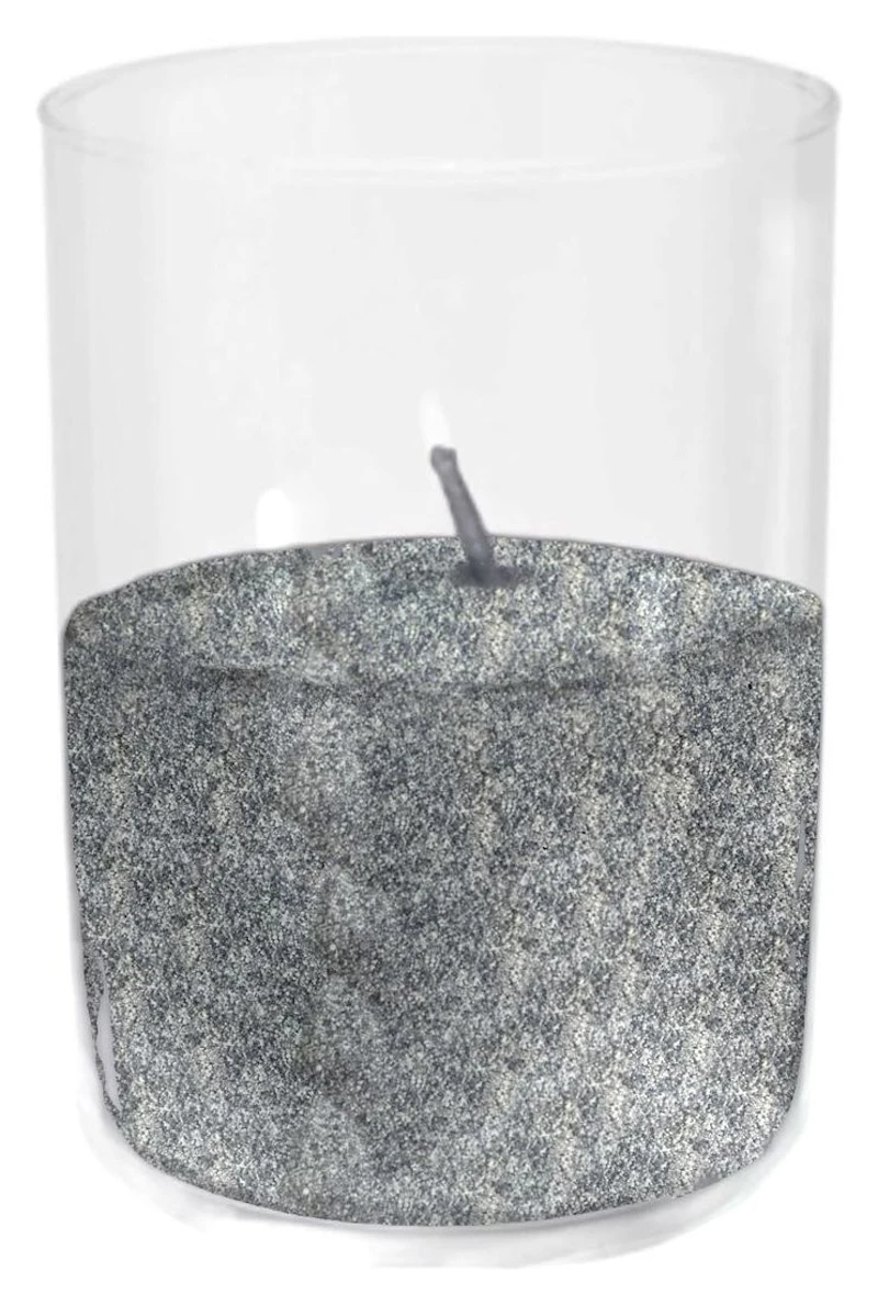 Насыпные свечи, графитовый воск 15 см высота, 11 см диаметр