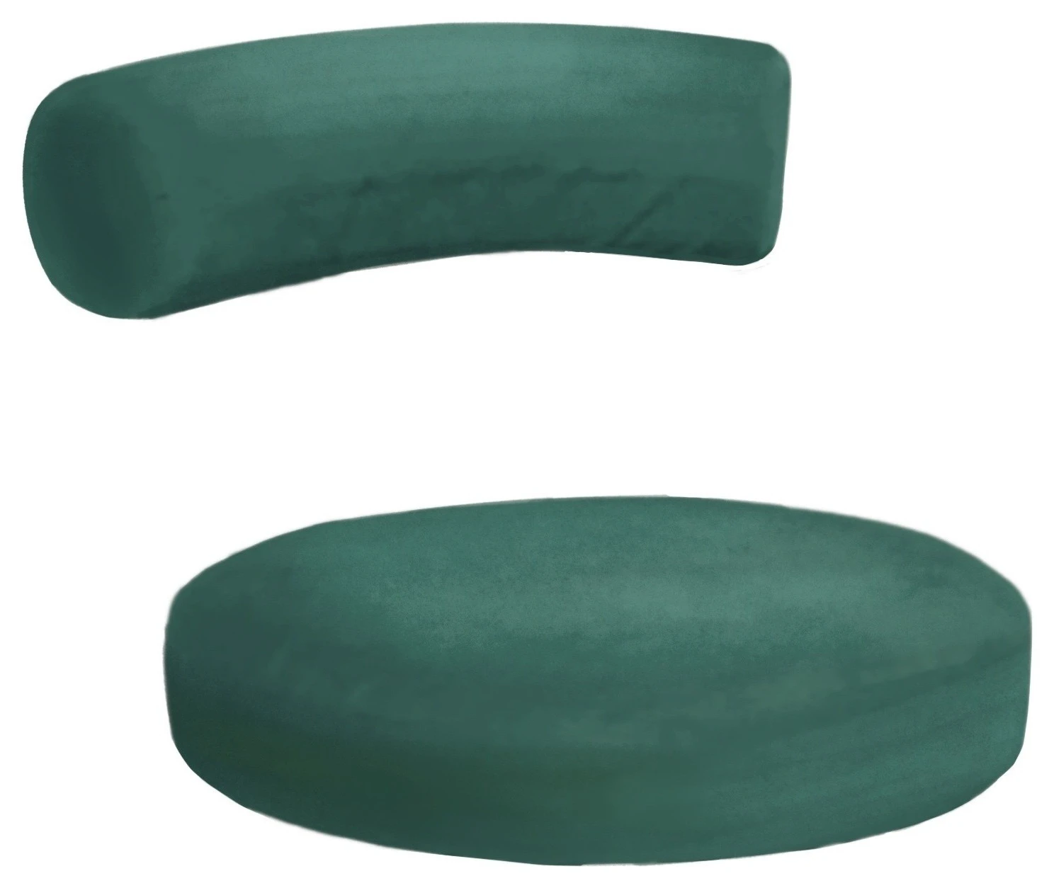 Чехол на стул Токио изумрудный