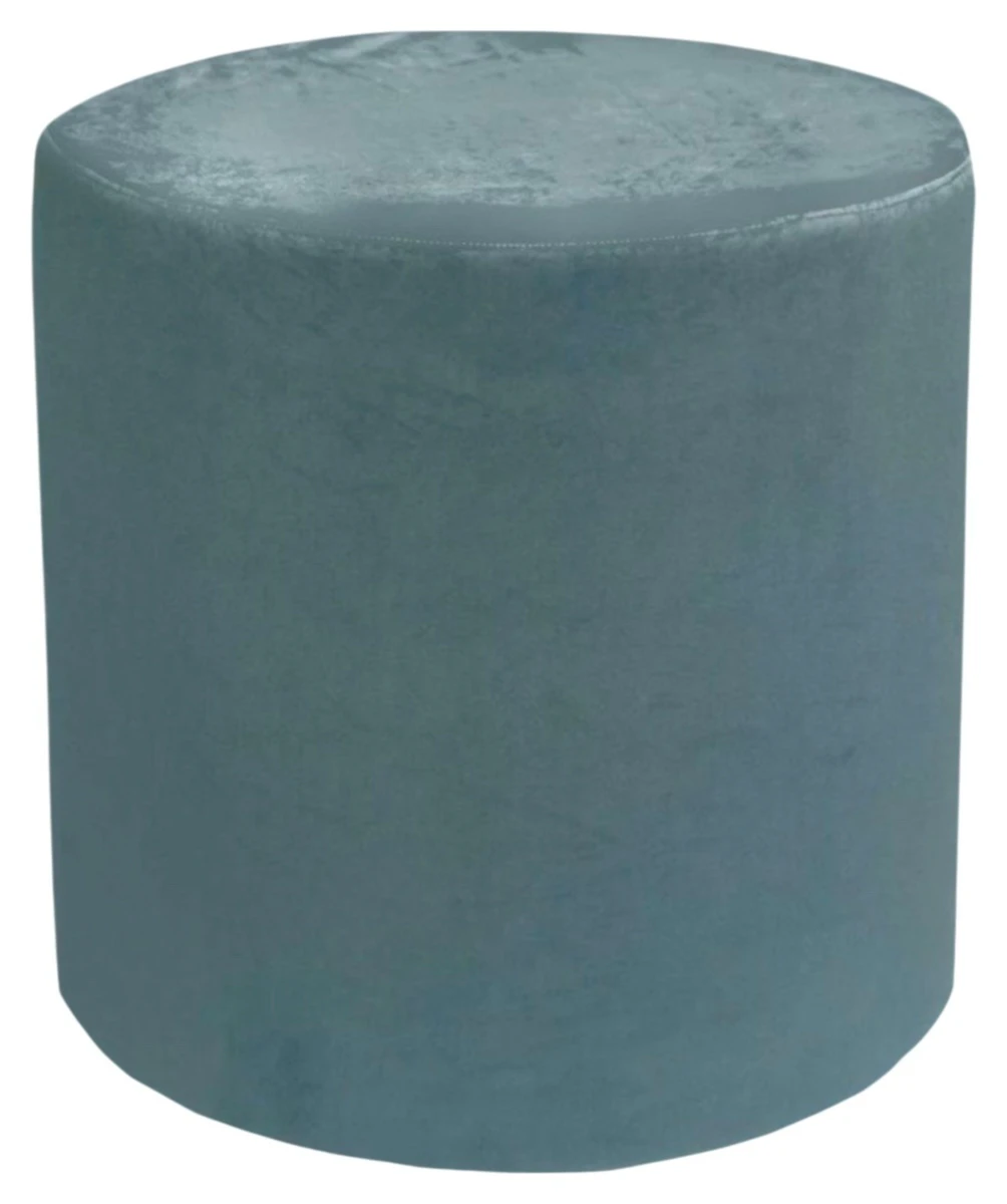 Чехол на пуф mini серо-голубой