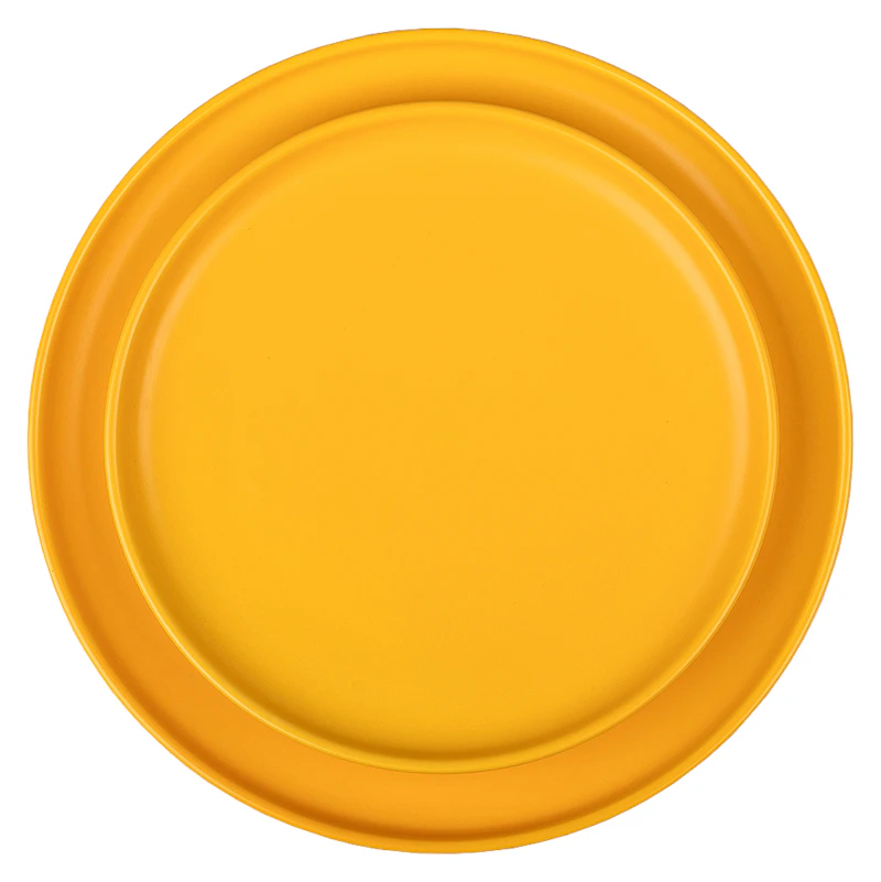 Набор тарелок "Киото" облепиховый